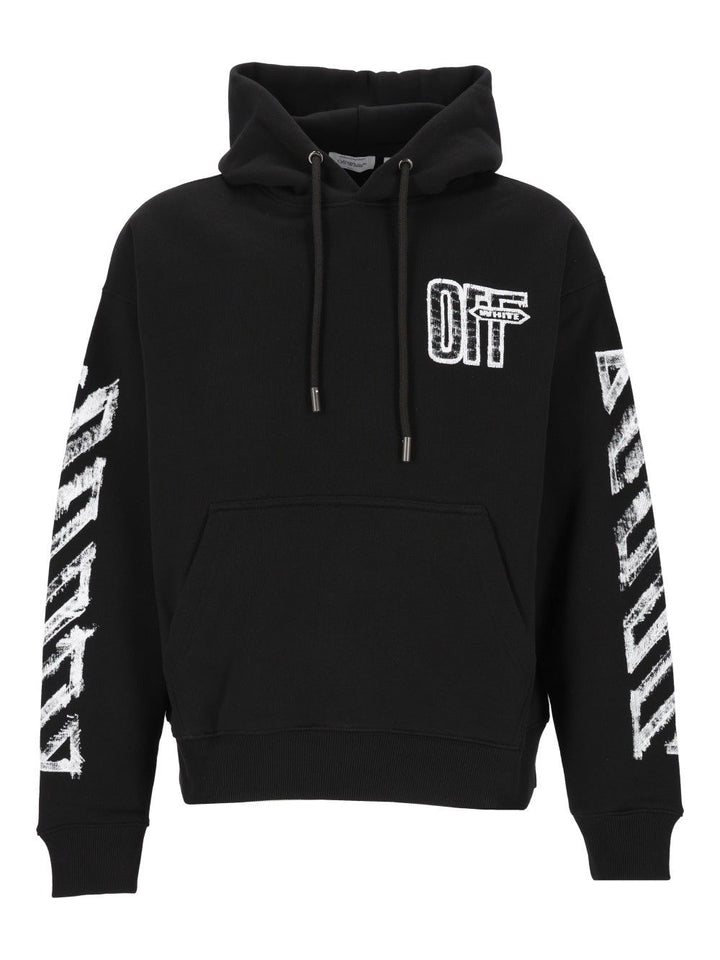 Off-White Motion Arrow Skate Hoodie Sweatshirts - Nero | 19a9a3cece0d326073b71f8dce6b92000d216c12