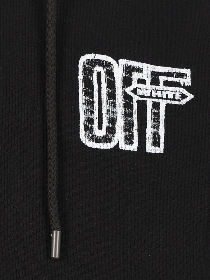 Off-White Motion Arrow Skate Hoodie Sweatshirts - Nero | 7884552b2737538bc50e5ddb8a45900bab57f9bb