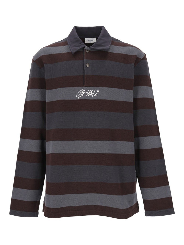 Off-White Stroke Ow Relax L/S  Polo Polo shirt - Multicolor | 6beb4c23f0d30bbff289f55316b5c2446d1a0d77