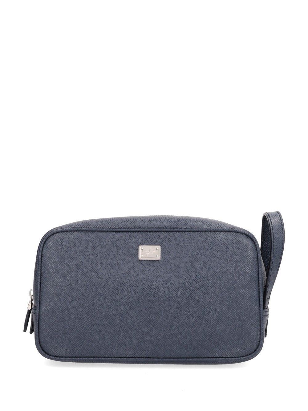 Dolce & Gabbana D&G Plaque Alpine Leather Beautycase Small leather goods - Blu | edac4571fd32eaa5b26b82995db869a16f3803f4