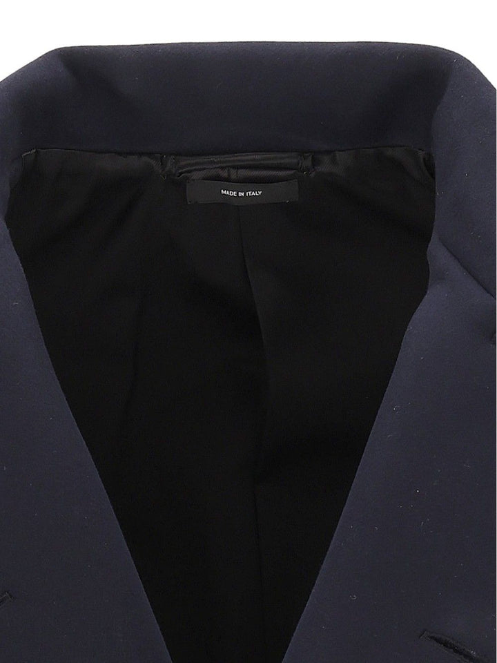 Tom Ford Double-Breasted Coat Coats - Blu | ccdd1e56a0419d1c630a06aaef54e56fe254e648