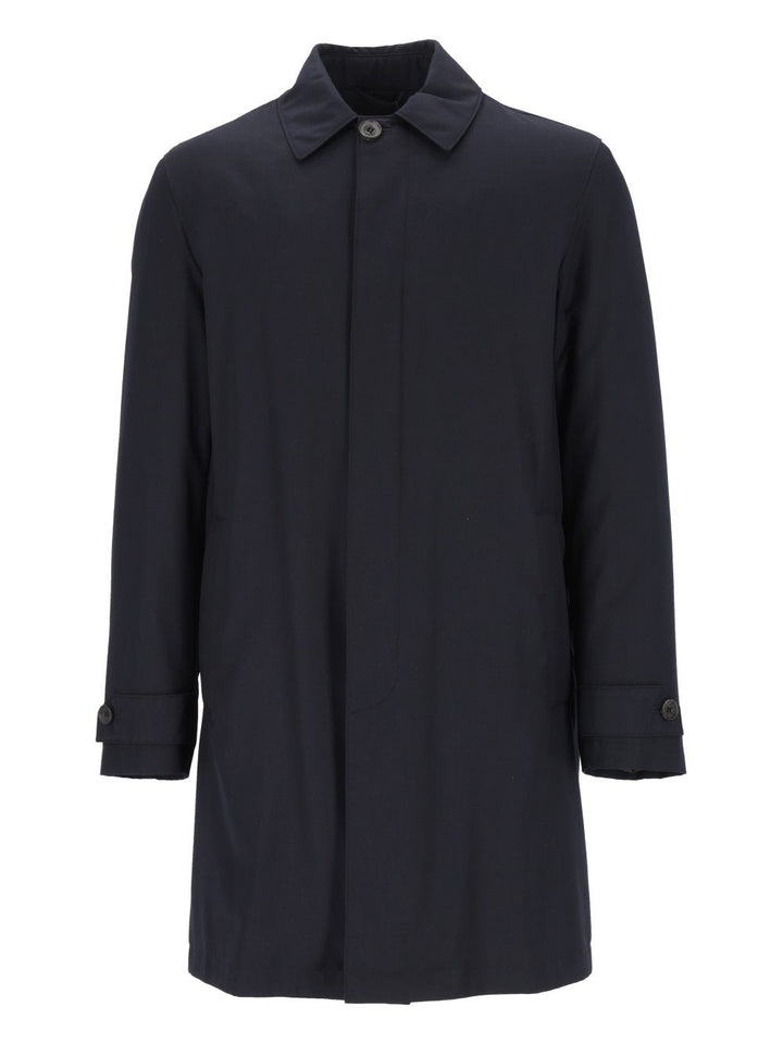 Corneliani Waterproof Car Coat Coats - Blu | e41b000565b9eede72f4b76e62b83c67ccbf1ae8