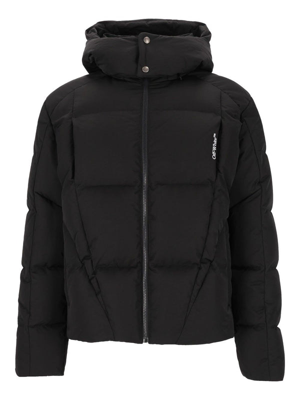 Bookish Nyl Twill Racing Puffer Cappotti Nero