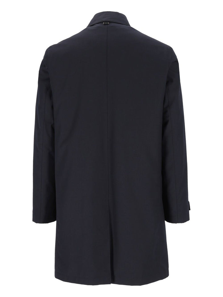 Corneliani Waterproof Car Coat Coats - Blu | 869df1be076ff89587de0c3f6a19203004aab25f