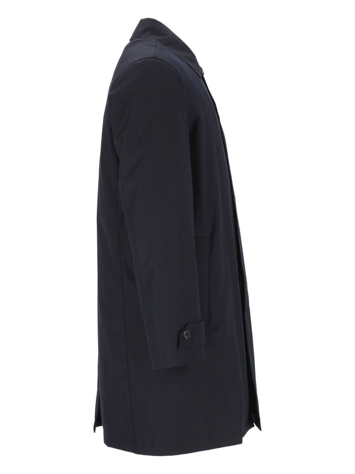Corneliani Waterproof Car Coat Coats - Blu | 4b8675543170c681aeae5d5732476be5f2c99612