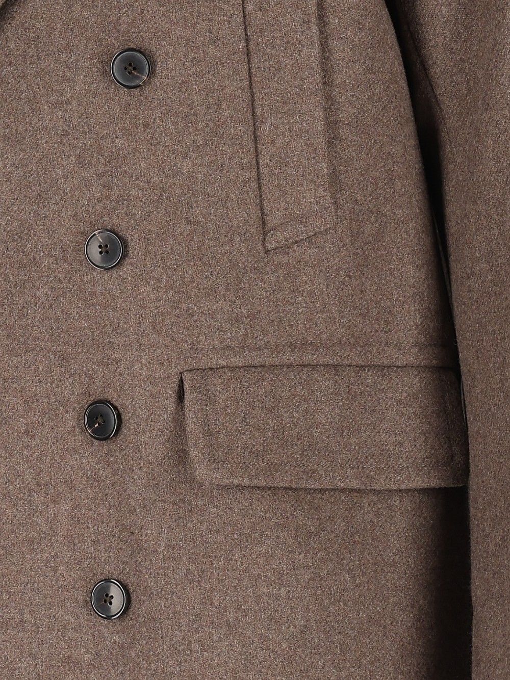 Dries Van Noten Oversized Double-Breasted Wool Coat Coats - Grey | 47d8ab8be40260baa3fe4c538c41df1d990dfe4c