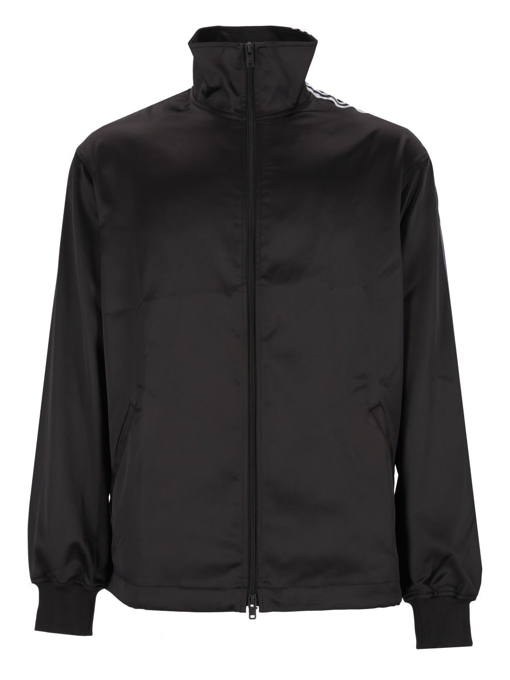 Adidas Y-3 Grd 3s Satin Track Jacket Black Sweatshirts - Nero | 956e2fa3ecb2f577e3669b2e3c4cbefd4e45853a