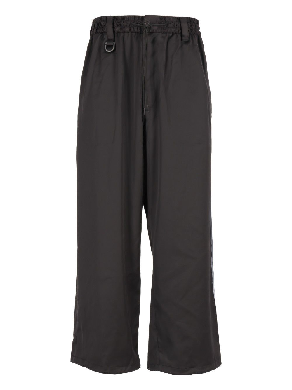 Adidas Y-3 Grd 3s Satin Track Pant Black Trousers - Nero | 8ae4f4e9548e47420acda9f479d44b9d6e625cde