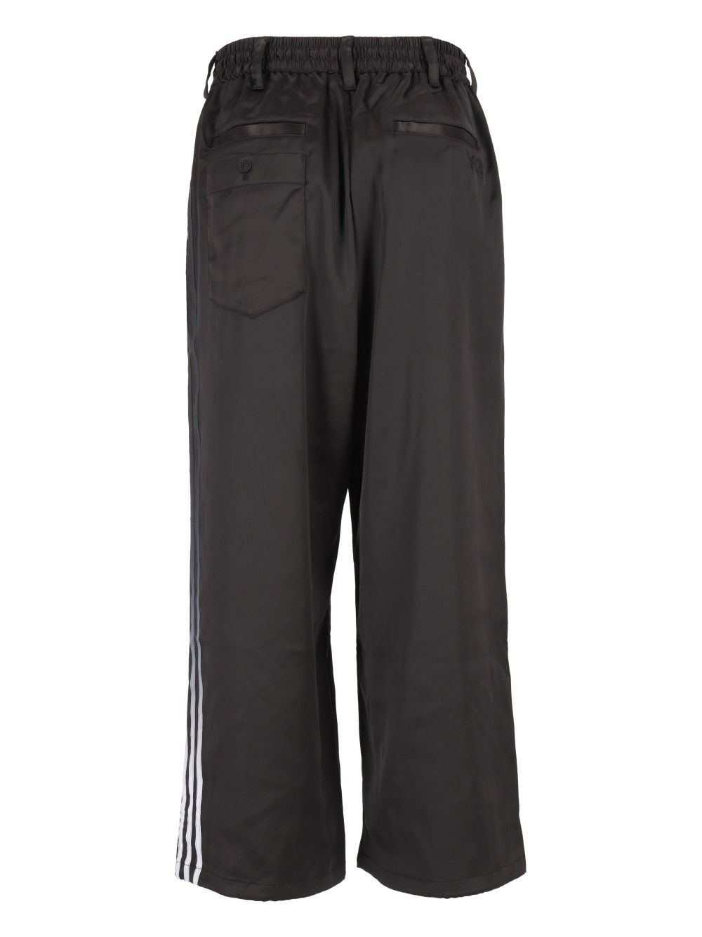 Adidas Y-3 Grd 3s Satin Track Pant Black Trousers - Nero | 11cf8f2184e3e6a7c48967702528b8e7c0223b44