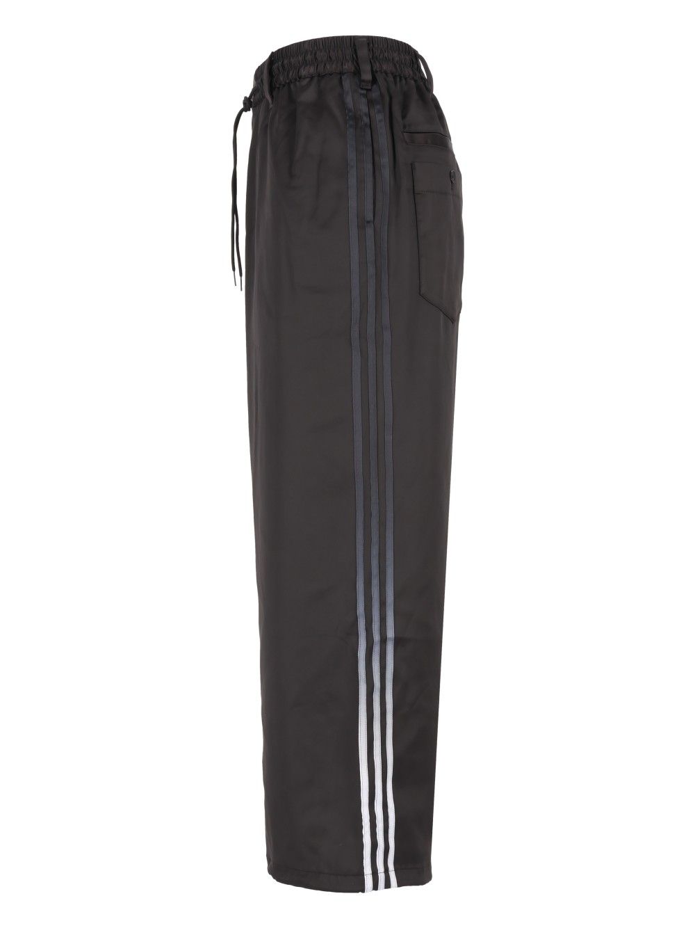 Adidas Y-3 Grd 3s Satin Track Pant Black Trousers - Nero | 4b4d5f048bdb09ac31176affd25c074c82392ee4