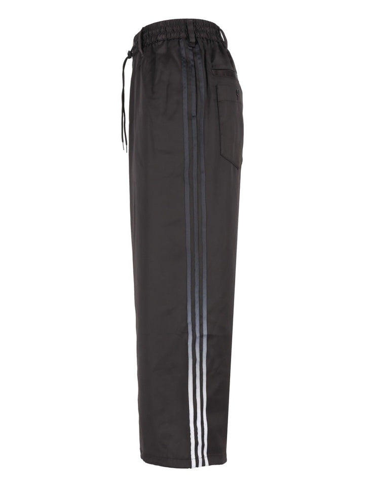 Adidas Y-3 Grd 3s Satin Track Pant Black Trousers - Nero | 4b4d5f048bdb09ac31176affd25c074c82392ee4