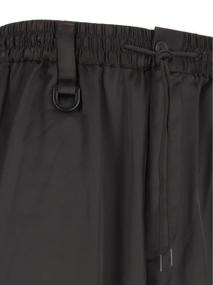 Adidas Y-3 Grd 3s Satin Track Pant Black Trousers - Nero | f49dbb8117f6c0f5b9987f973f95424d2847f951