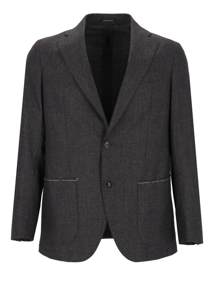 Al Duca D'Aosta Abito Fusion Sfoderato R7 Pie De Poule Micro 100 Lana Abiti - Grey | 4e3f04faf97cca68dcf69230b2174d9bdce06281