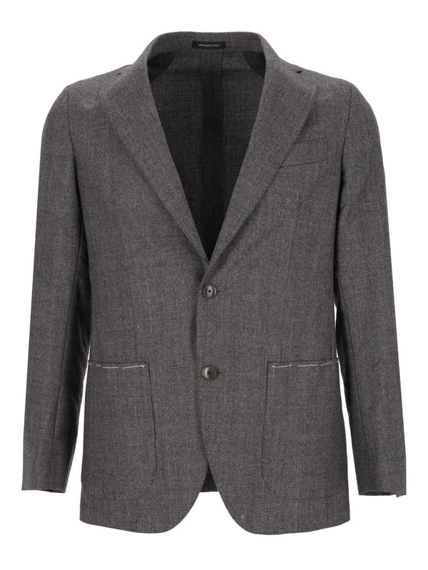 Traje Gales Fusión Sin Forro R7 96 Lana 4 Cachemira Trajes Gris