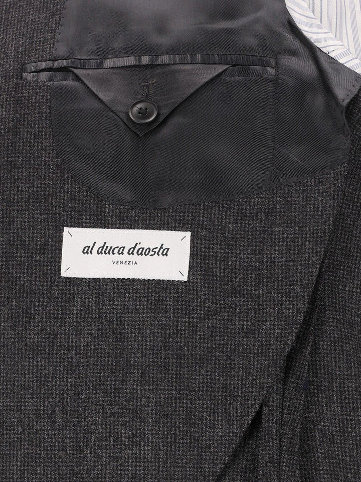 Al Duca D'Aosta Abito Fusion Sfoderato R7 Pie De Poule Micro 100 Lana Abiti - Grey | ed0d47936d211a99fbae7f2733be639d5a5df412