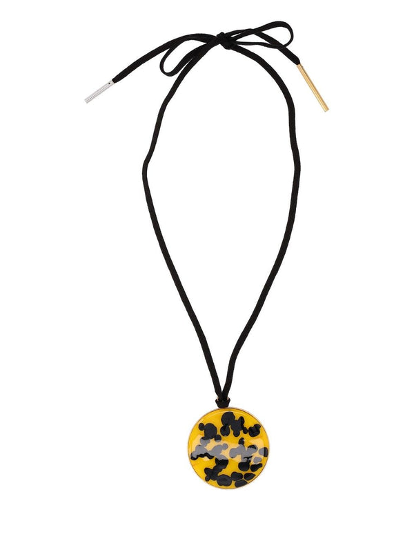 Necklace With Pendant Jewelry Yellow