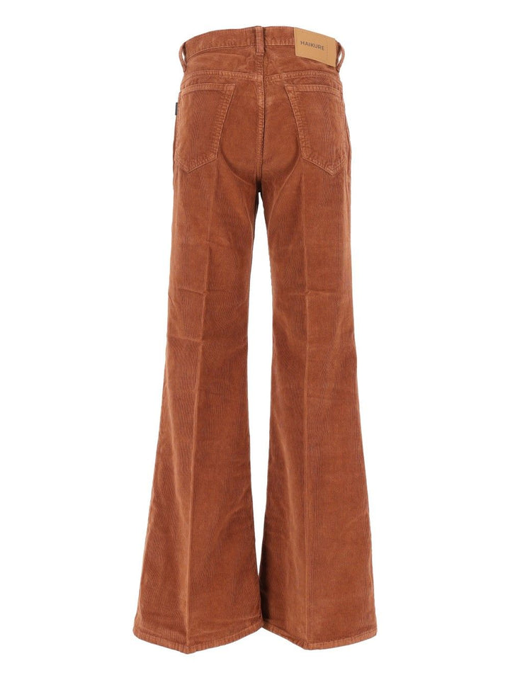 Haikure Clara Velvet Pier Jeans - Marrone | b31918b150df421113250f35b007e29fd4fc43c0