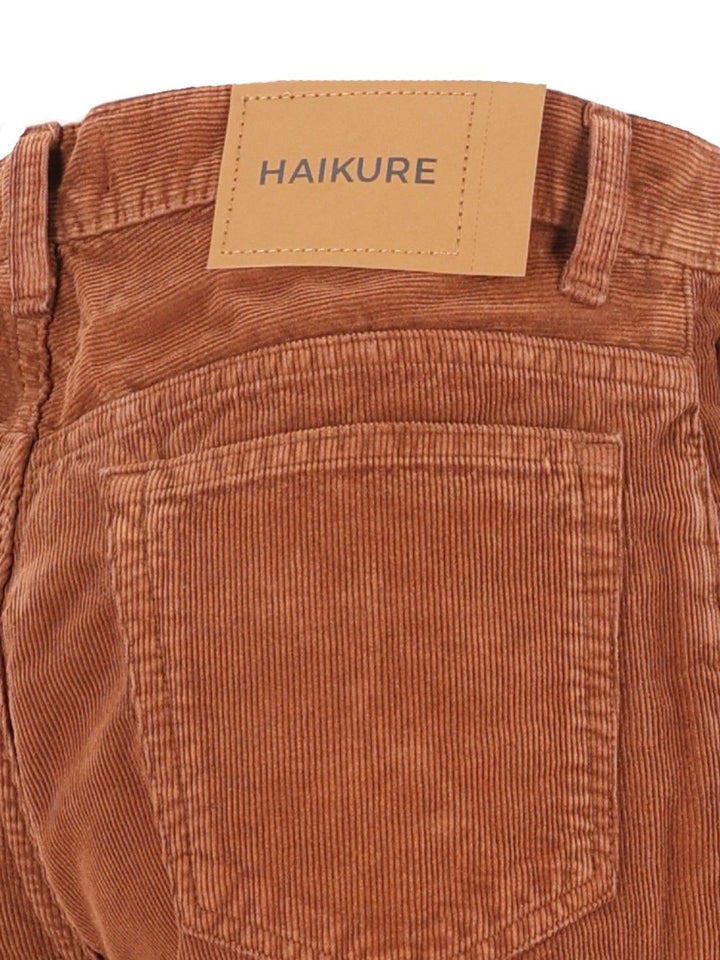 Haikure Clara Velvet Trousers Jeans - Marrone | b14b307bfc30a9fac7cc04097838f8ecc99220ae