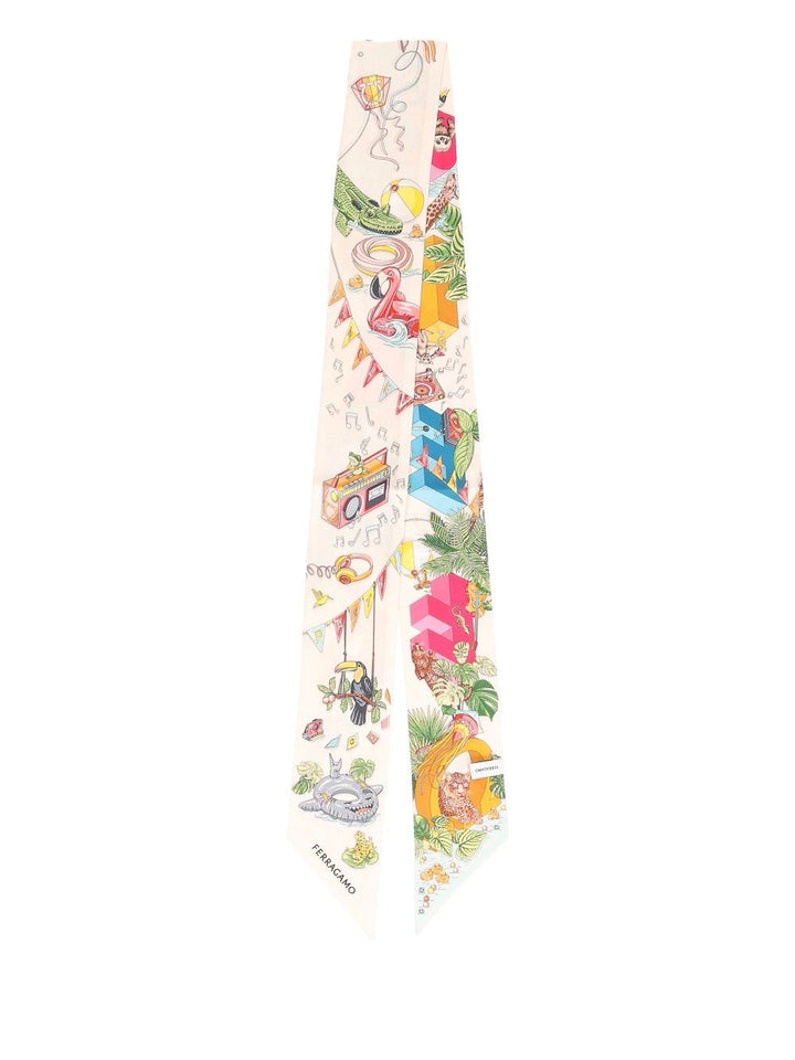 Ferragamo Bandeau Jungle Party Print Scarves And Foulards - Multicolor | d92c5a3080cc366ae30f90a501f74446e4f4f13c