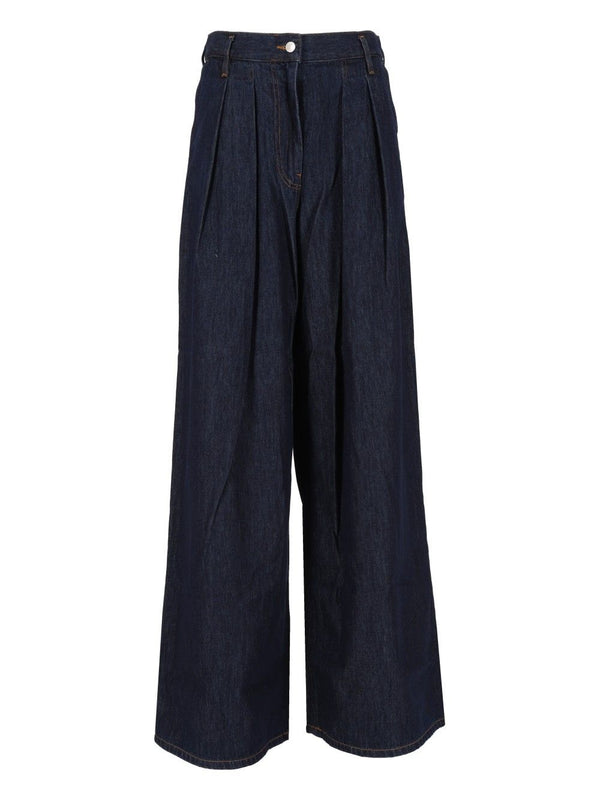 Pantalones vaqueros de pierna ancha Pamplona azules