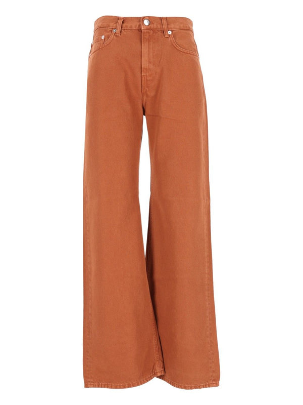 Winny Soft Ecru Jeans Marrón
