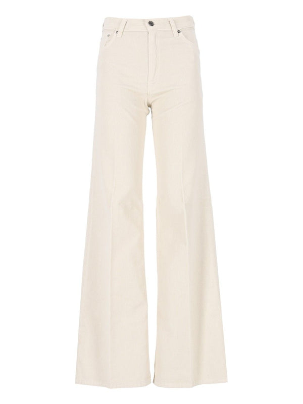 Clara Velvet Pier Jeans Blanco