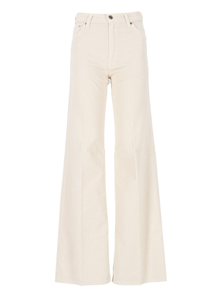 Haikure Clara Velvet Pier Jeans - Bianco | 7abd62b2191e1489291a671248b1b81f6e764f60