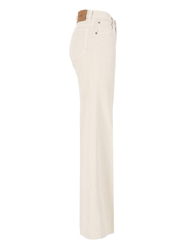 Haikure Clara Velvet Pier Jeans - Bianco | 964afa1ac9ec6dc9f95379da0bb415821db56f10