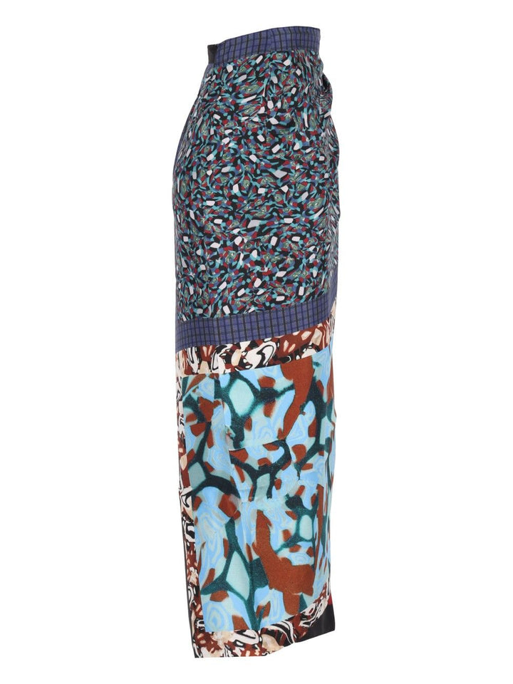Dries Van Noten Silk Skirt Gonne - Multicolor | 8bb4cd187612cbd87676f79c6de41e8a7c1a424b