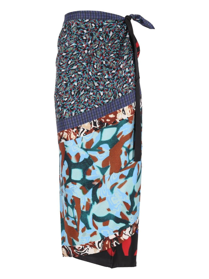 Dries Van Noten Silk Skirt Gonne - Multicolor | ebfb249b0c8bb6333ec232dc0fc7ec7b38276a89