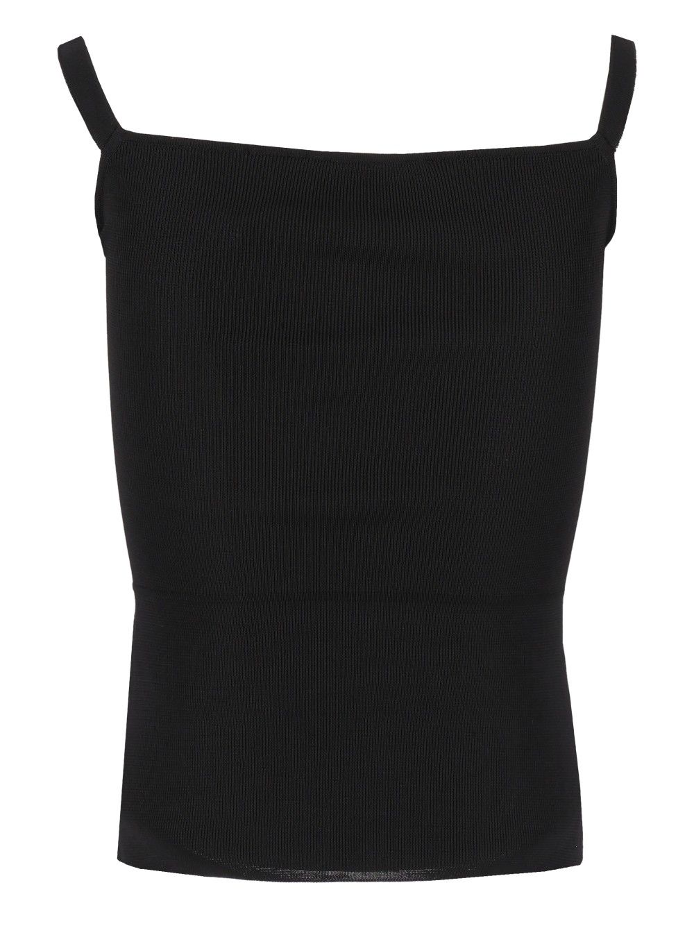 Self-Portrait Sleeveless Knitted Top Top - Nero | ab3ee30c79a369b9a24c0c091e3081b6be9fd8d9