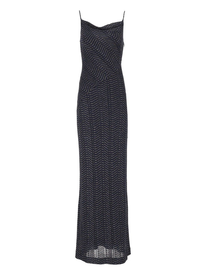 Missoni Maxi Dress In Lamé Abiti - Multicolor | 558afcbd74ae89c94f475a4bd4cd602c7e8d0c39