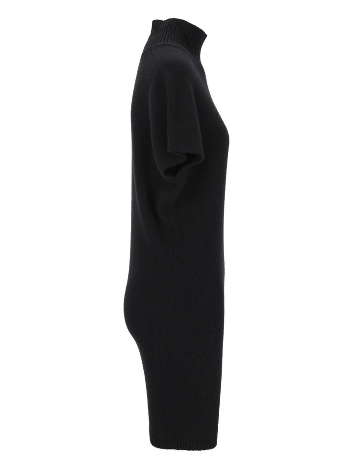 Federica Tosi Abito Corto M/M Collo Alto - Lana Merino/Cashmere Abiti - Nero | 0cc770c4340ddb559b67d87c34f9b6983d4982ca