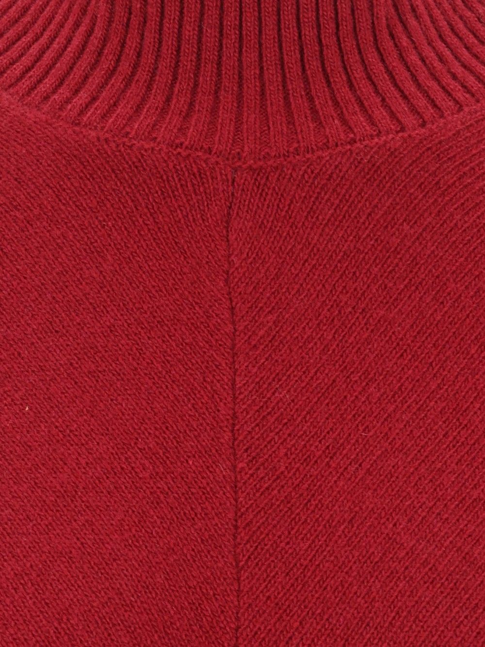 Federica Tosi Maglia M/M Collo Alto Con Manicotti -Lana Merino/Cashmere Knitwear - Rosso | 9fe76659cc2cd385ab9678868dfc5ee8b48913cd