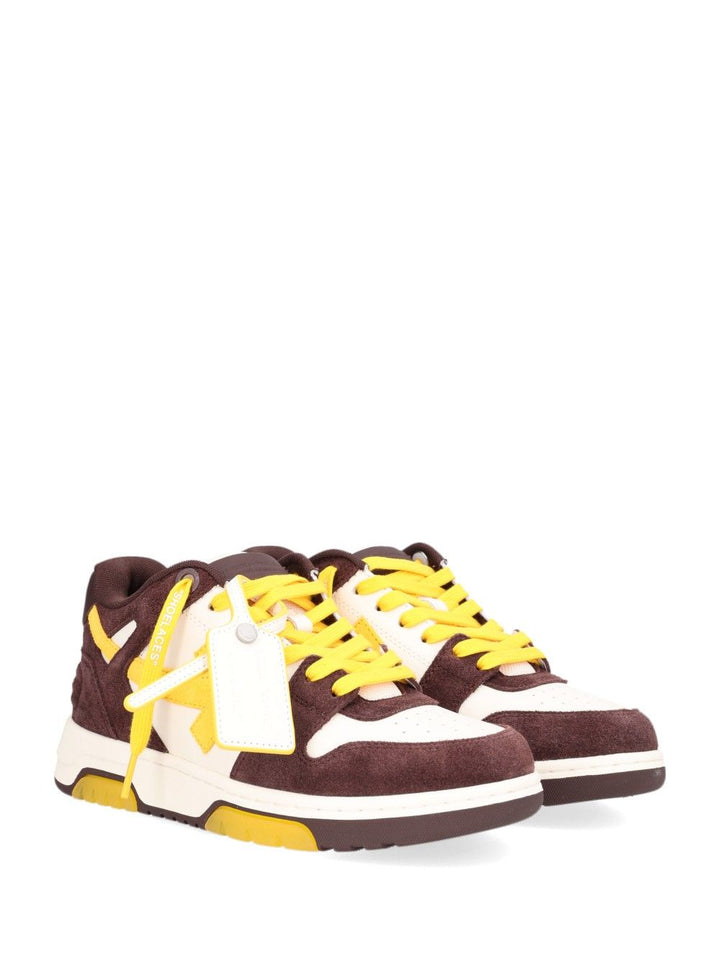 Off-White Out Of Office Sneakers - Marrone | 5afb1ebbf4bdc0b334a0e2e4e073d08e99b57f46