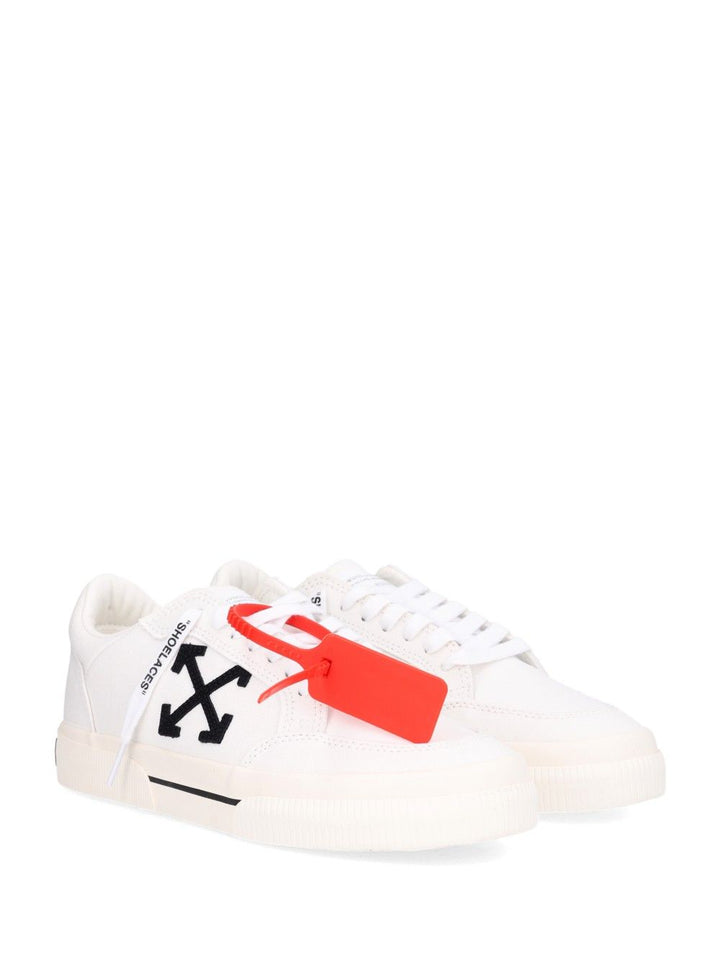 Off-White Vulcanized Low Sneakers - Bianco | a113a0c959506aabe97a366091e6d2e5b80580b9