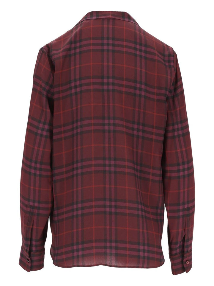 Burberry Rhiannon Chk Shirts - Bordeaux | 21d4d5cb55e4fc84365011bc401a6649937740db