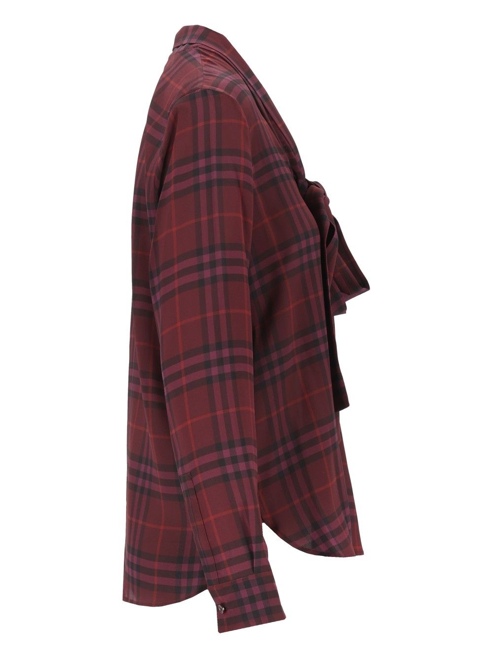 Burberry Crêpe De Chine Blouse Shirts - Bordeaux | 3cf4f387bdfc36d19b6635268ebe9ee348aeba3d