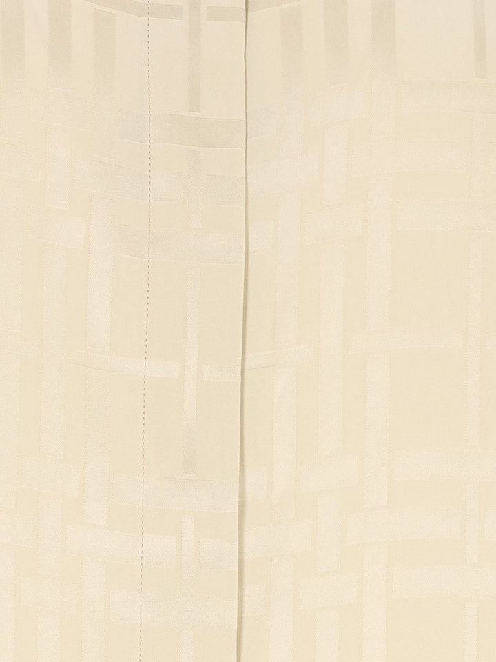 Burberry Dorothea Silk Check Shirt Shirts - Bianco | 918854148ea26242cd997d64cb53cb45ed1f2c50
