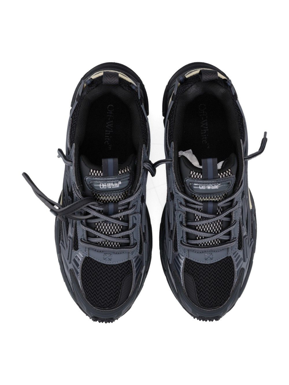 Off-White Ow Be Right Back Sneakers - Nero | d09692f88ebd07cc4b54a04c5f49aea83641f955