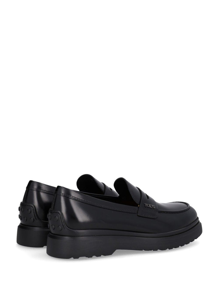 Tod'S Moc. Lettering Carrarmato Light 12m Scarpe basse - Nero | 9c86bd10fe52ae1cc802aece296e23497dee28dc