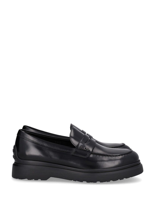 Moc. Lettering Tanque Ligero 12m Zapatos Bajos Negros