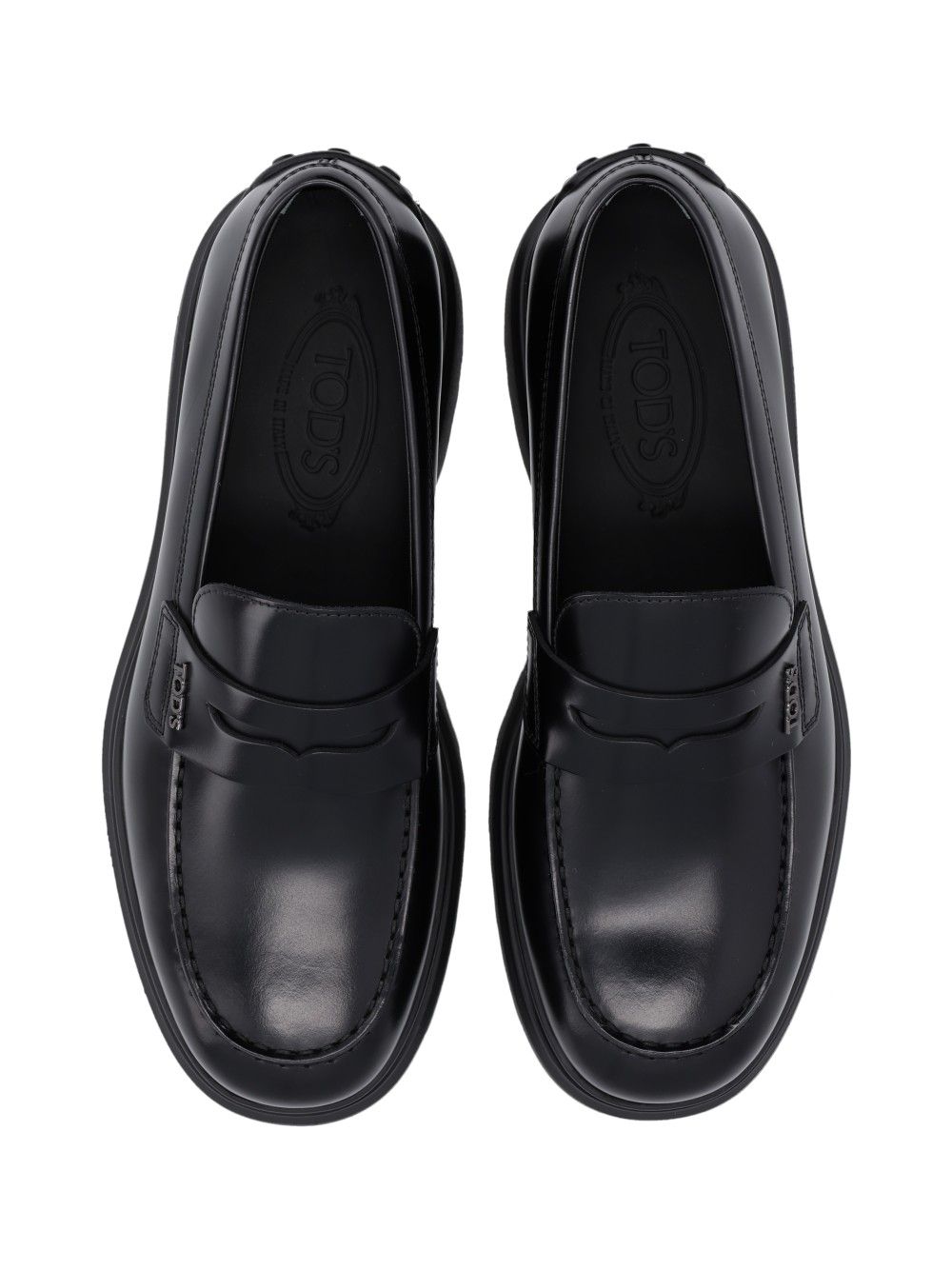 Tod'S Moc. Lettering Carrarmato Light 12m Scarpe basse - Nero | 04c10e36cdaa41fc1b20d85d8ff740099c0678bd