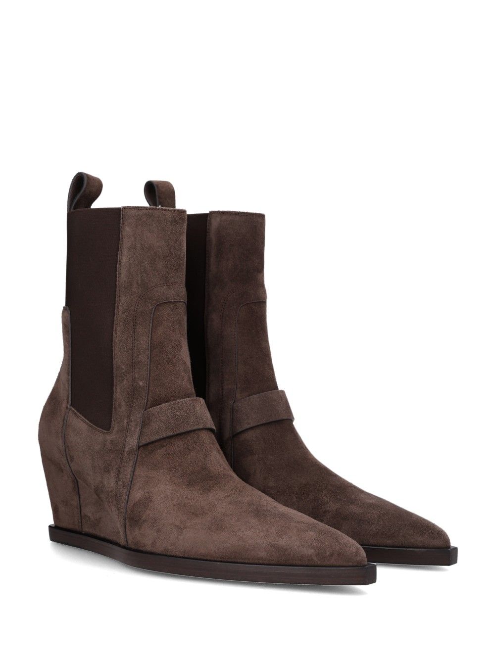 Rick Owens Sharp Wedge Sliver Boots - Marrone | f1eee8ee3e003860a22d1bd21bd7c3a8358a4dbc