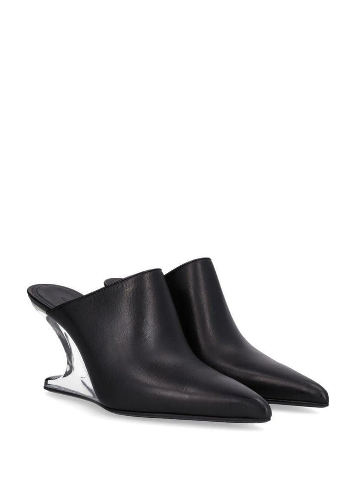 Rick Owens Cantilever 8cm Sabato Sharp Sandali - Nero | 7975aa49810c95ea77d77926aac90ae48285d9b6