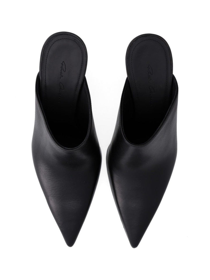 Rick Owens Tower Cantilever 8 Sabot Sharp Sandali - Nero | ef6ee1db05bb8db81f4a5095ef316928039cdaaa