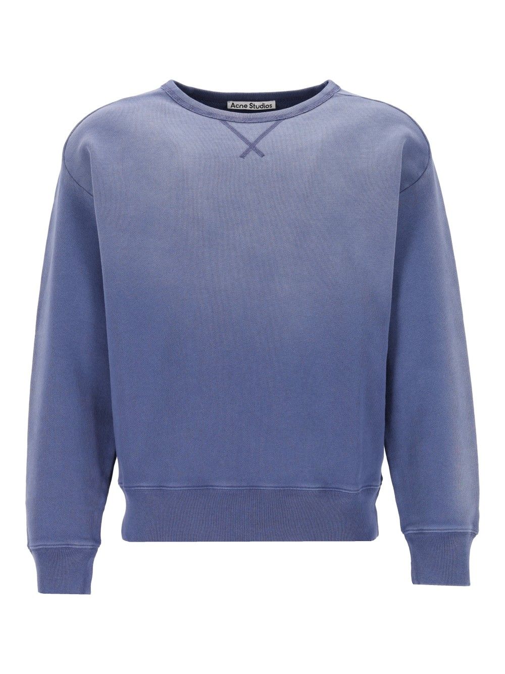 Acne Studios Sweatshirt With Spray Logo Knitwear - Blu | efefc11e37560c9e1990f4c9af1ed194673a762d
