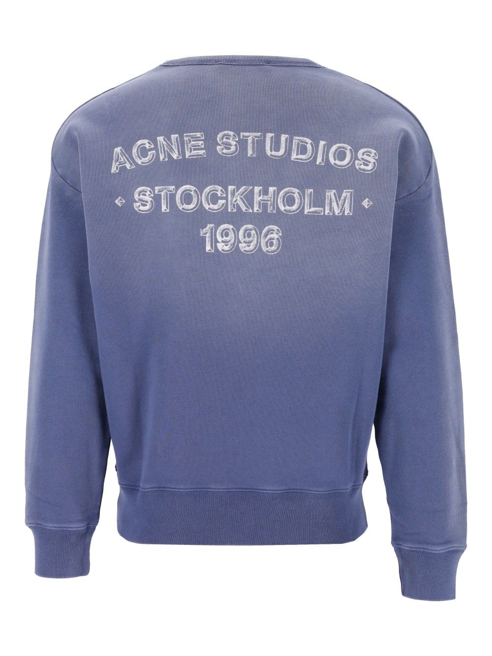 Acne Studios Sweatshirt With Spray Logo Knitwear - Blu | 3ae210b06279bdad9b2b6974c52868bcff749c13