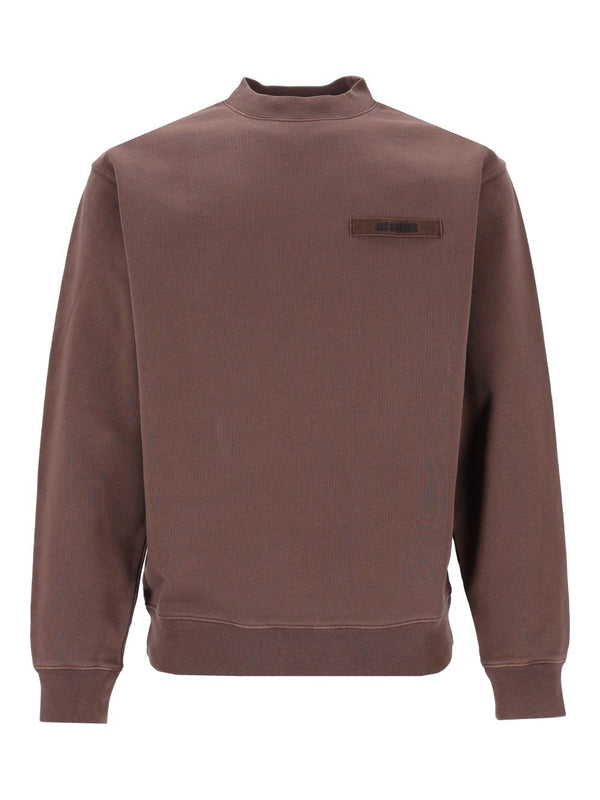 Cotton Sweatshirt Brown