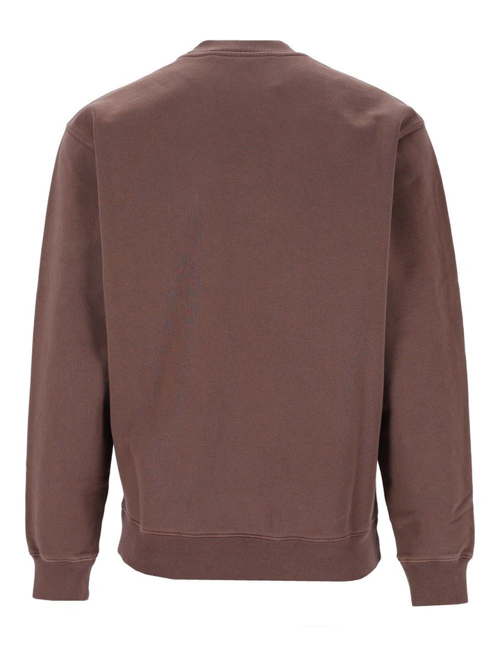 Jacquemus Cotton Sweatshirt Sweatshirts - Marrone | b50a3e1b51cbcafc1b82ad799baa2dd130234c70